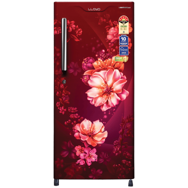 LLOYD 188 Litres 3 Star Direct Cool Single Door Refrigerator with Antibacterial Gasket (GLDC203SCWT2LC, Cherry Blossom Wine)_1