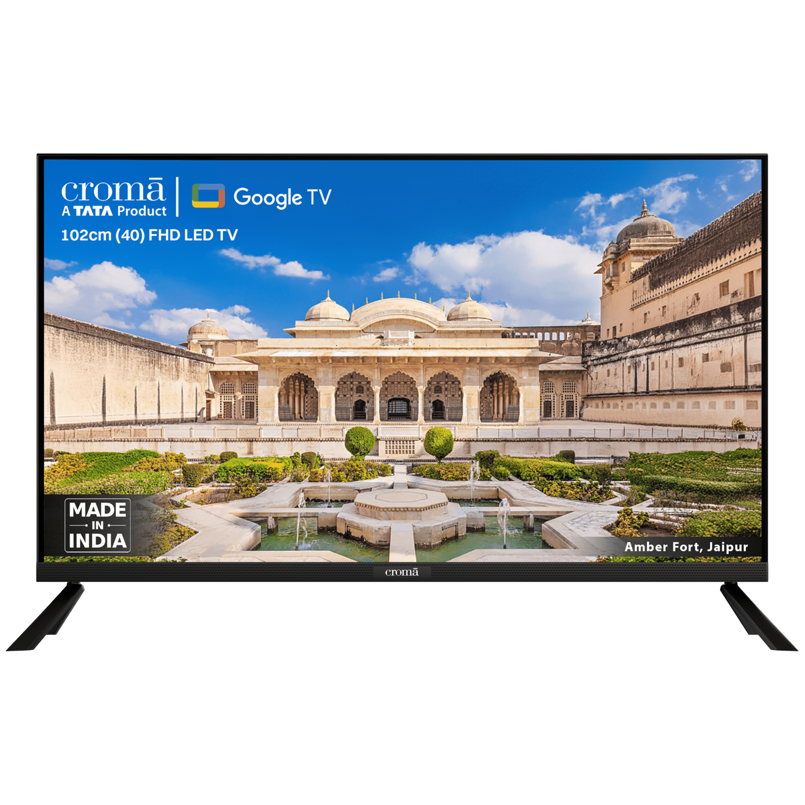 Croma CREL040FGE024601 102 cm (40 inch) Full HD LED Smart Google TV with Dolby Audio (2024 model)