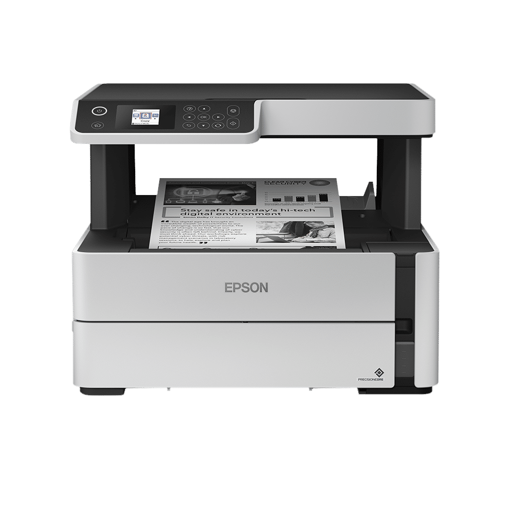 EPSON EcoTank M2140 Multi Function Wi-Fi Ink Tank Printer with LCD Panel (Spill-free Refilling, White)