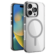 GRIPP Combat Hard TPU & Polycarbonate Back Cover for Apple iPhone 16 Pro Max (MagSafe Compatible, Grey)_1