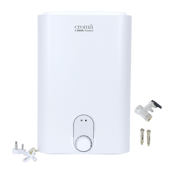 Croma 25 Litres 5 Star Storage Water Geyser (2000 Watts, White)_1