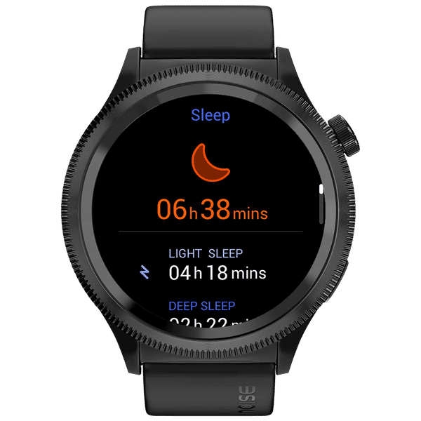 noise NoiseFit Halo 2 Smartwatch with Bluetooth Calling (36.32mm AMOLED Display, IP67 Water Resistant, Jet Black Strap)_1