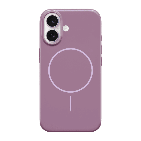 Apple Beats Hard & Soft TPU & Polycarbonate Back Cover for Apple iPhone 16 (MagSafe Compatible, Sunset Purple)_1