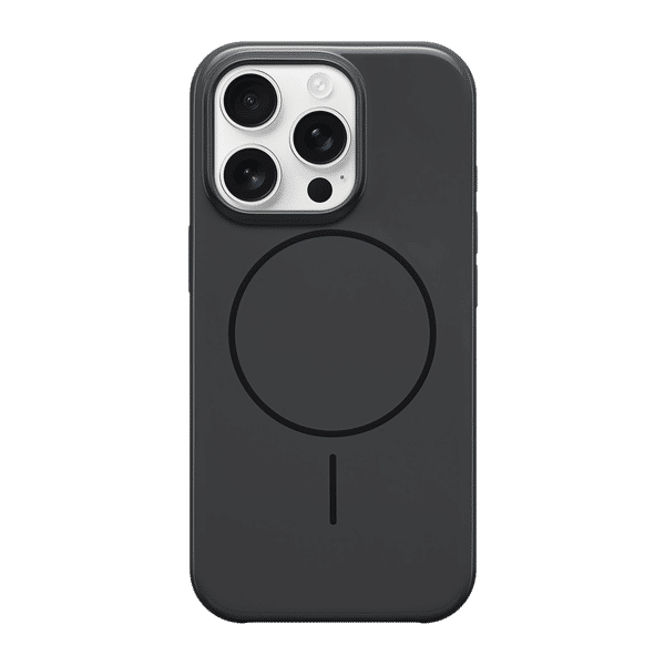 Apple Beats Hard & Soft TPU & Polycarbonate Back Cover for Apple iPhone 16 Pro (MagSafe Compatible, Midnight Black)_1