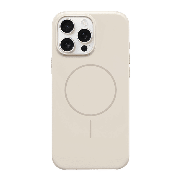 Apple Beats Hard & Soft TPU & Polycarbonate Back Cover for Apple iPhone 16 Pro Max (MagSafe Compatible, Summit Stone)_1