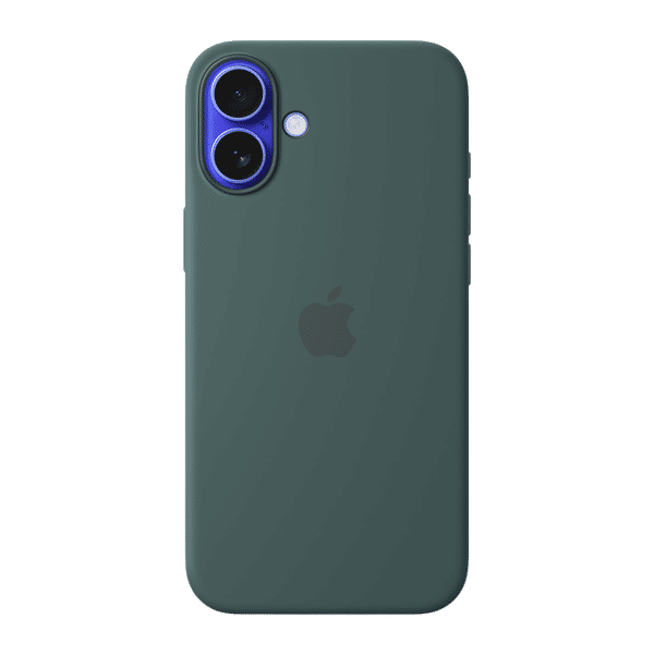 Apple Soft Silicone Back Cover Apple iPhone 16 Plus (MagSafe Charging Support, Lake Green)_1
