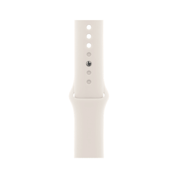 Apple Fluoroelastomer Sport Band for Apple (44mm / 45mm / 46mm / 49mm, M / L) (Durable & Strong, Starlight)_1