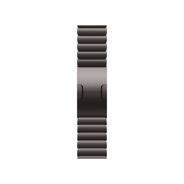 Apple Link Stainless Steel Bracelet for Apple (38mm / 40mm / 41mm / 42mm) (Simple Release Button, Slate)_1