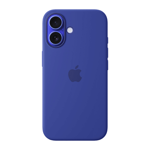 Apple Soft Silicone Back Cover Apple iPhone 16 (MagSafe Charging Support, Ultramarine)_1