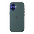 Apple Soft Silicone Back Cover Apple iPhone 16 (MagSafe Charging Support, Lake Green)_1