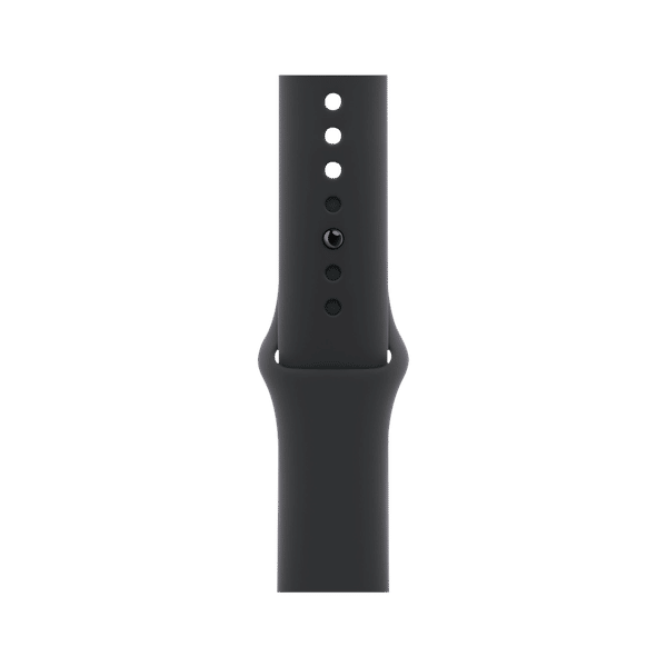 Apple Fluoroelastomer Sport Band for Apple (44mm / 45mm / 46mm / 49mm, S / M) (Durable & Strong, Black)_1