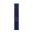 Apple Trail Nylon, Titanium, Polyester & Spandex Loop for Apple (44mm / 45mm / 46mm / 49mm, S / M) (Natural Titanium Finish, Blue)_1