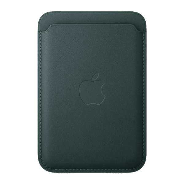 Apple FineWoven Wallet Apple iPhone 16, 16 Plus, 16 Pro, 16 Pro Max, 15, 15 Plus, 15 Pro, 15 Pro Max, 14, 14 Plus, 14 Pro, 14 Pro Max (Built-in Magnets, Dark Green)_1