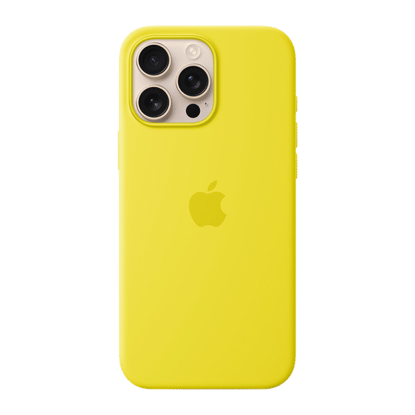 Apple Soft Silicone Back Cover Apple iPhone 16 Pro Max (MagSafe Charging Support, Star Fruit)_1