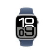 Apple Fluoroelastomer Sport Band for Apple (38mm / 40mm / 41mm / 42mm, S / M) (Durable & Strong, Denim)_3