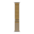 Apple Alpine Titanium, Polyester & Spandex Loop for Apple (44mm / 45mm / 46mm / 49mm, L) (Natural Titanium Finish, Tan)_1