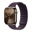 Apple Link Polyester & FineWoven Magnetic Strap for Apple (38mm / 40mm / 41mm / 42mm, S / M) (Security & Comfort, Blackberry)_2
