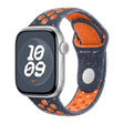 Apple Nike Aluminium & Fluoroelastomer Sport Band for Apple (38mm / 40mm / 41mm /42mm, M/L) (Durable & Strong, Blue Flame)_2