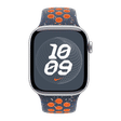 Apple Nike Aluminium & Fluoroelastomer Sport Band for Apple (38mm / 40mm / 41mm /42mm, M/L) (Durable & Strong, Blue Flame)_3