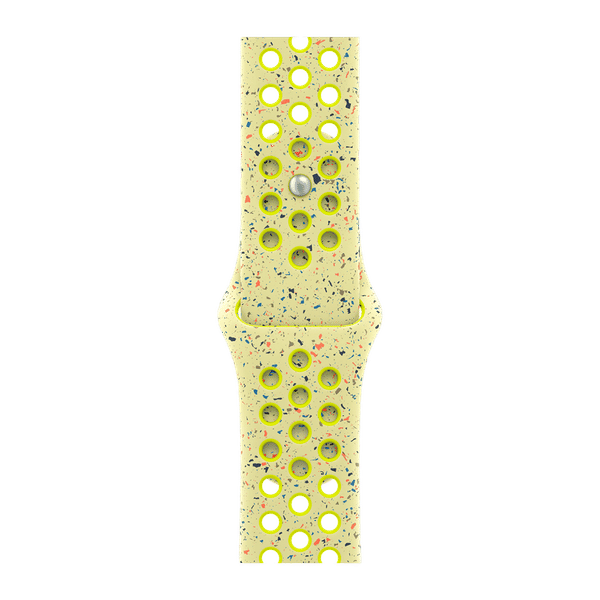 Apple Nike Aluminium & Fluoroelastomer Sport Band for Apple (38mm / 40mm / 41mm / 42mm, M / L) (Durable & Strong, Volt Splash)_1
