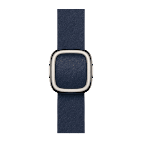 Apple Polyester Magnetic Modern Buckle for Apple (38mm / 40mm / 41mm / 42mm, L) (Strength & Stretch Resistance, Deep Blue)_1