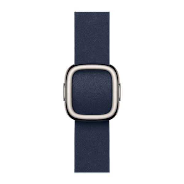 Apple Polyester Magnetic Modern Buckle for Apple (38mm / 40mm / 41mm / 42mm, M) (Strength & Stretch Resistance, Deep Blue)_1