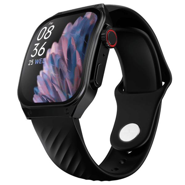 Fire-Boltt ARC Smartwatch with Bluetooth Calling (49.8mm AMOLED Display, IP65 Water Resistant, Black Strap)_1