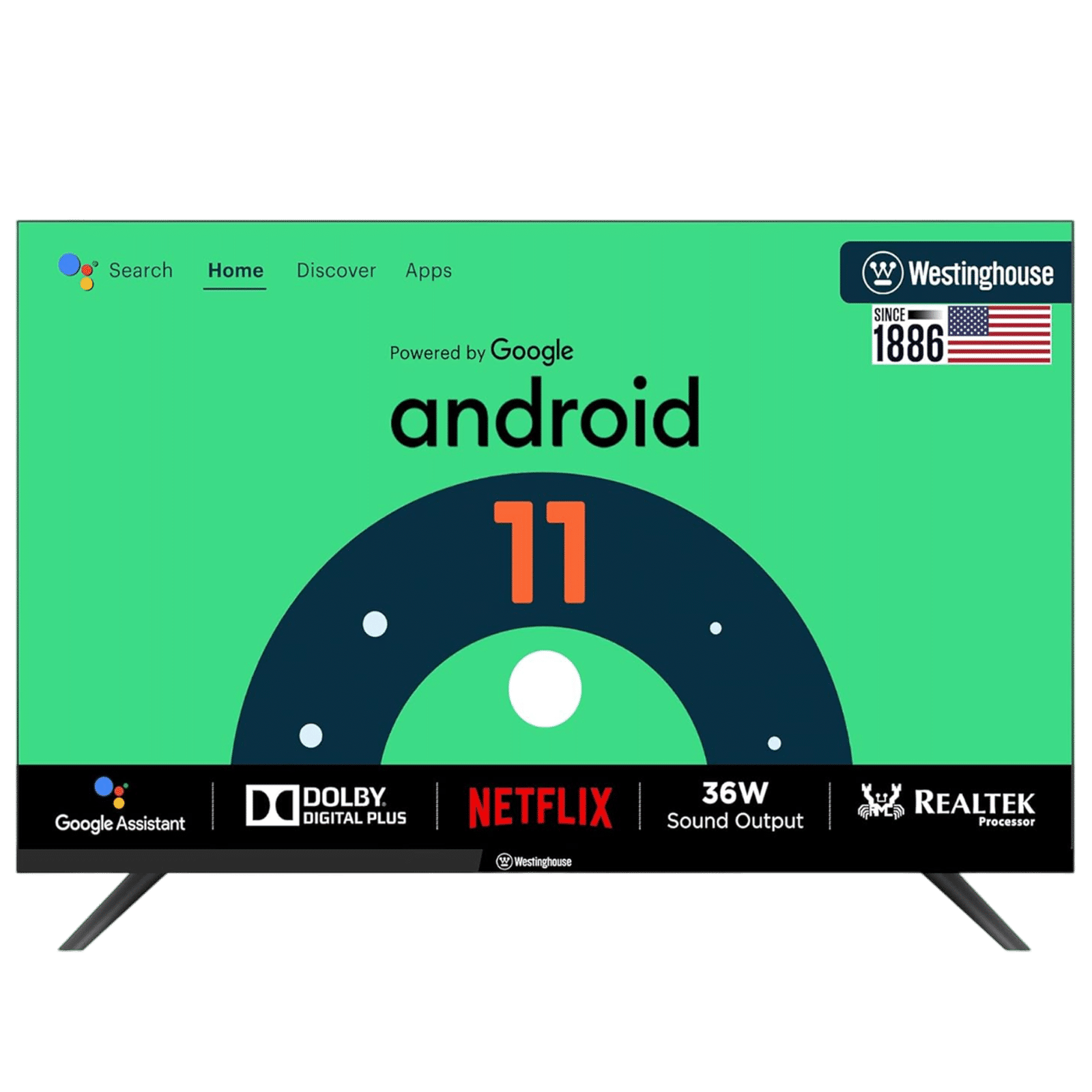 Westinghouse W2 Series 100 cm (40 inch) Full HD LED Smart Android TV with Dolby Digital Plus (2023 model)