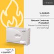 V-GUARD 15 Amps Voltage Stabilizer For Washing Machine, Dishwasher and Microwave Oven (160 - 270V Voltage Range, Thermal Overload Protection, VMSD 500, White)_4