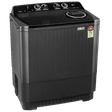 LG 8.5 kg 5 Star Semi Automatic Washing Machine with Roller Jet Pulsator (P8535SLMZ, Full Black)_3