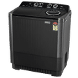 LG 8.5 kg 5 Star Semi Automatic Washing Machine with Roller Jet Pulsator (P8535SLMZ, Full Black)_4