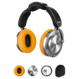 dyson OnTrac Bluetooth Headphone with Mic (Siri Voice Assistant, Over Ear, CNC Aluminium)_1