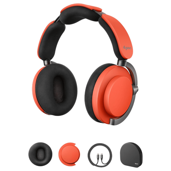 dyson OnTrac Bluetooth Headphone with Mic (Siri Voice Assistant, Over Ear, Ceramic Cinnabar)_1