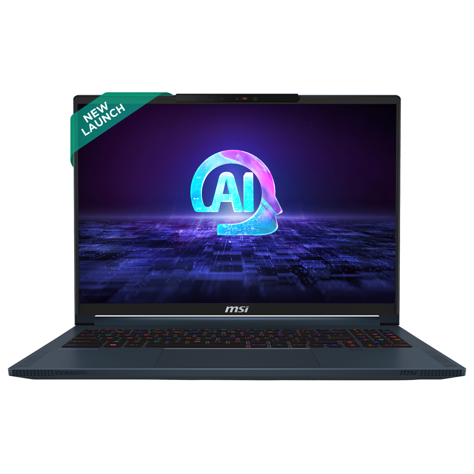 MSI Stealth 16 AI Studio A1VGG Intel Core Ultra 9 Gaming Laptop (32GB, 2TB SSD, Windows 11 Home, 8GB Graphics, 16 inch 240 Hz QHD Plus Display, NVIDIA GeForce RTX 4070, MS Office 2021, Star Blue, 1.99 KG)