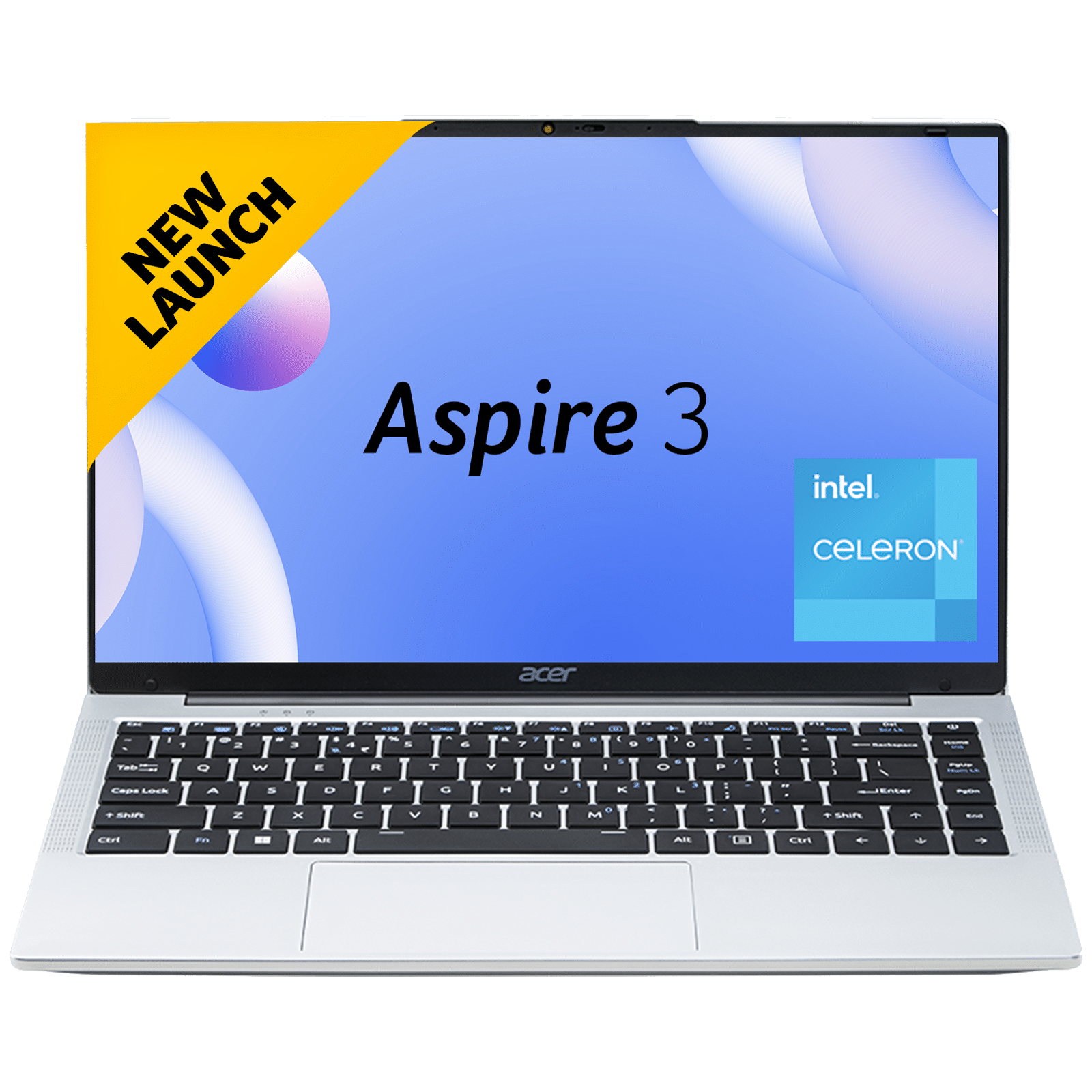 acer Aspire 3 A325-45 Intel Celeron N4500 Thin & Light Laptop (8GB, 512GB SSD, Windows 11 Home, 15.6 inch Full HD LED Backlit Display, Pure Silver, 1.5 KG)