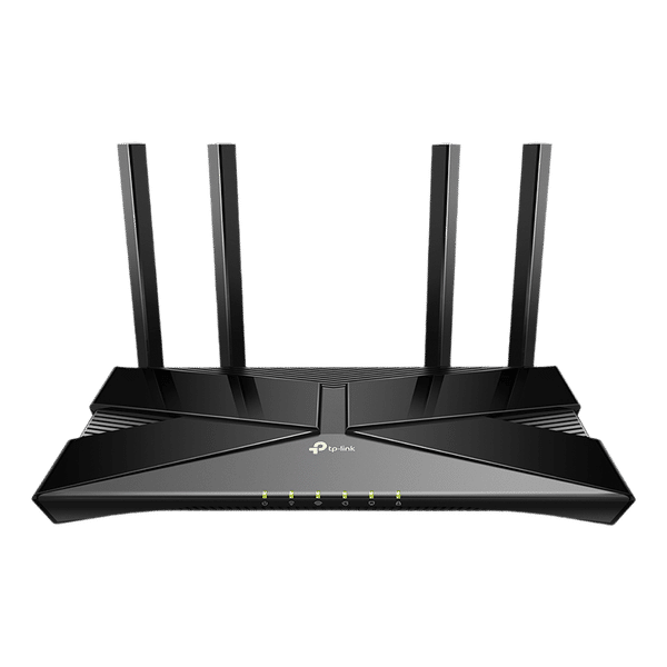 tp-link Archer AX10 Dual Band WiFi Router (4  Antennas, 5  LAN Ports Beamforming, OFDMA, MU-MIMO 150503081, Black)_1