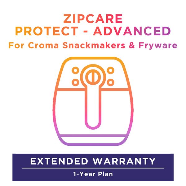 ZipCare Protect - Advanced 1 Year for Croma Snack/Fry/Barb_1