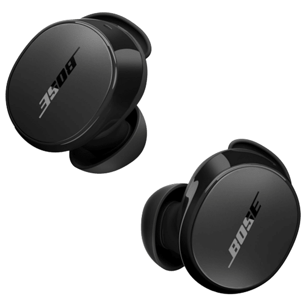 BOSE QuietComfort 888507-0100 TWS Earbuds with Active Noise Cancellation (IPX4 Water and Sweat Resistant, Multipoint Connectivity, Black)_1