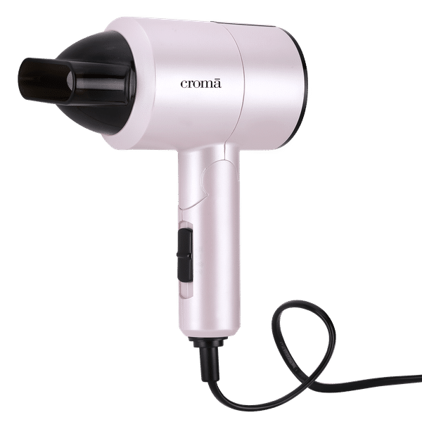 Croma Hair Dryer with 3 Heat Settings & Cool Shot (Overheat Protection, Pink)_1