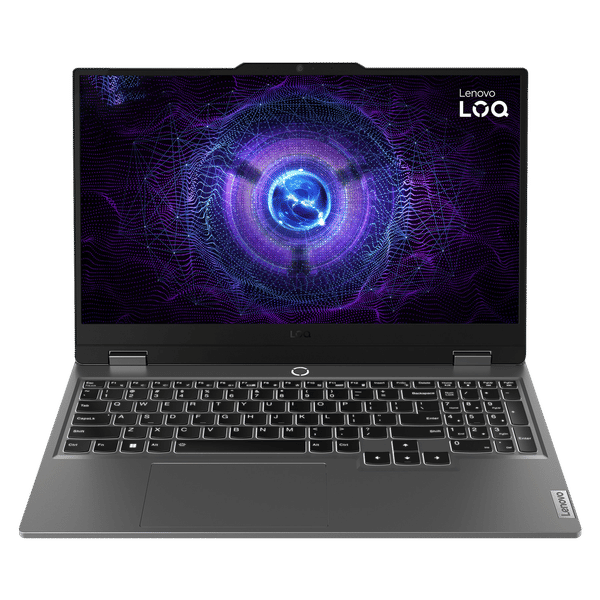 Lenovo LOQ 15IRX9 Intel Core i5 13th Gen Gaming Laptop (24GB, 512GB SSD, Windows 11 Home, 6GB Graphics, 15.6 inch 144 Hz Full HD IPS Display, NVIDIA GeForce RTX 4050, MS Office 2021, Luna Grey, 2.38 KG)_1