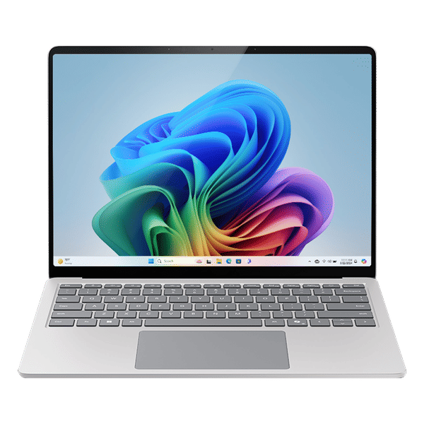 Microsoft Surface 7th Edition Qualcomm Snapdragon X Elite Touchscreen Ultra Thin Laptop (16GB, 256GB SSD, Windows 11 Home, 15 inch LCD Display, Platinum, 1.66 KG)_1