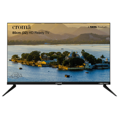 Croma 80 cm (32 inch) HD Ready LED TV with Bezel Less Display