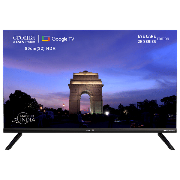 Croma 80 cm (32 inch) HD Ready LED Smart Google TV with A Plus Grade Panel_1