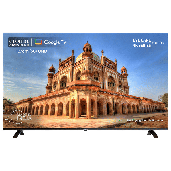 Croma 127 cm (50 inch) 4K Ultra HD LED Google TV with Bezel Less Display_1