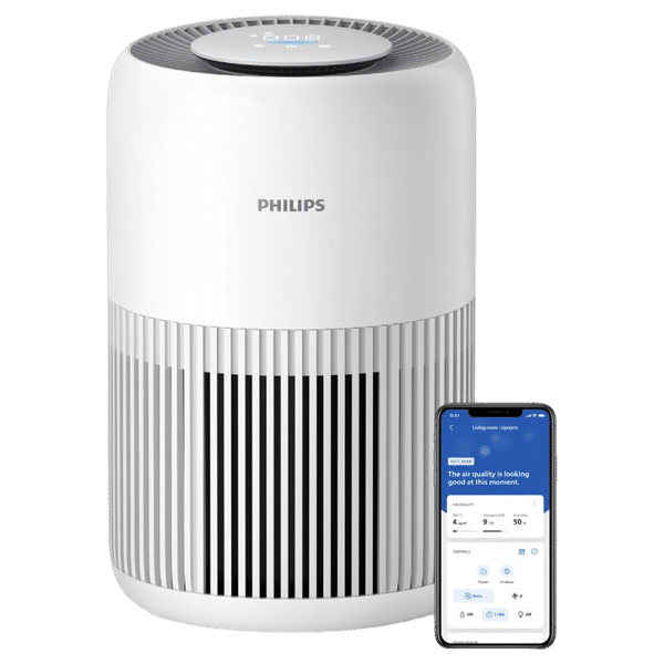 PHILIPS AC0950/60 3 Layer HEPA Filtration Technology Smart Air Purifier (Connects via Wi-Fi, Arctic White)_1