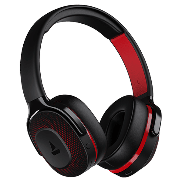 boAt Rockerz 425 Bluetooth Headphone with Mic (Environmental Noise Cancellation, Over Ear, Active Black)_1
