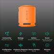 SONY SRS-XB100 2.5W Portable Bluetooth Speaker (IP67 Waterproof, DSP Technology, 1.0 Channel, Orange)_2