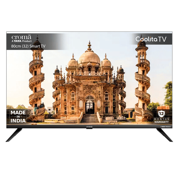 Croma 80 cm (32 inch) HD Ready LED Smart Linux TV with Dolby Audio_1