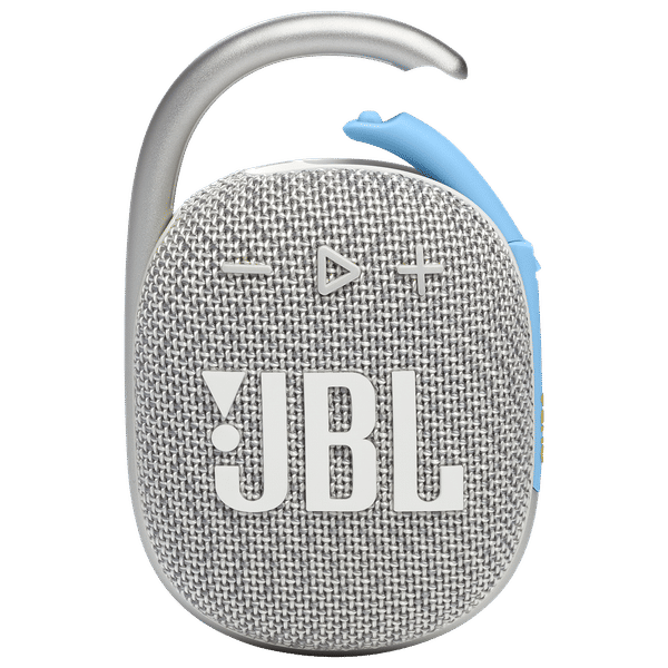JBL Clip 4 Eco 5W Portable Bluetooth Speaker (IP67 Waterproof and Dustproof, 10 Hours Playtime, White)_1