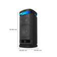 SONY SRS-XV900 100W Bluetooth Party Speaker (Digital Sound Enhancement Engine, Black)_3